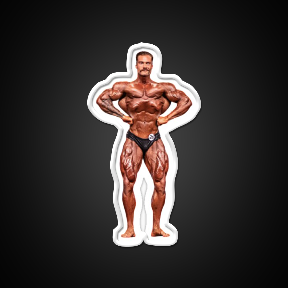 Chris Bumstead Cbum Gym Motivation Gym Fitness Led Neon Sign Rgb Color