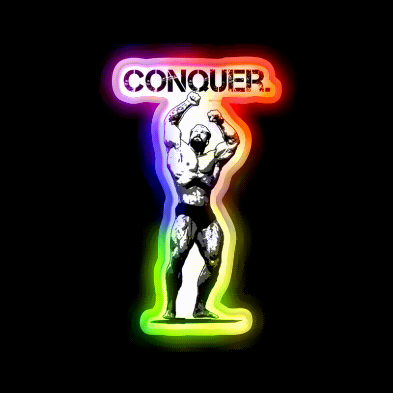 Chris Bumstead Gym Fitness Led Neon Sign Rgb Color