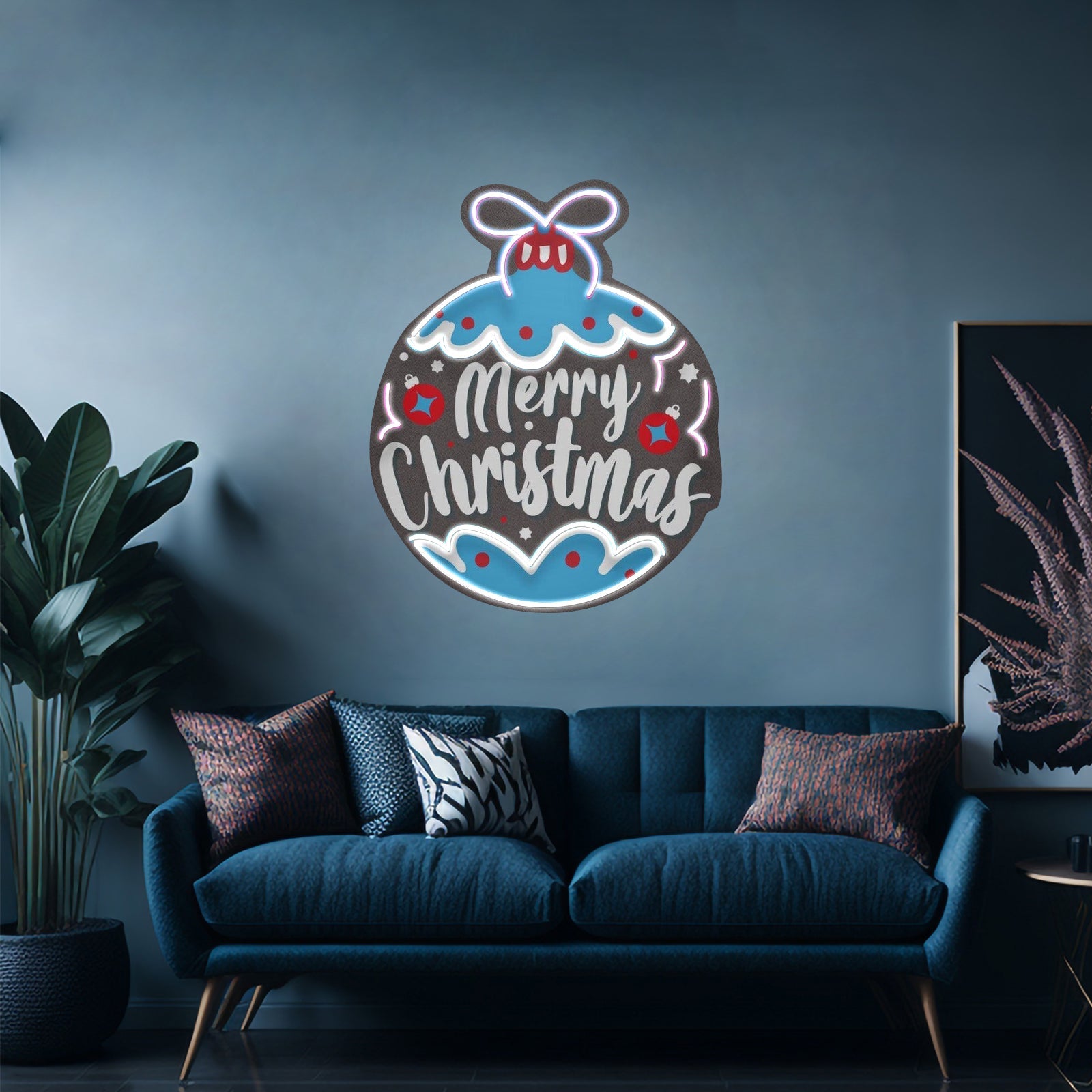Christmas Bauble Art Neon Sign For Sale - Shineneon