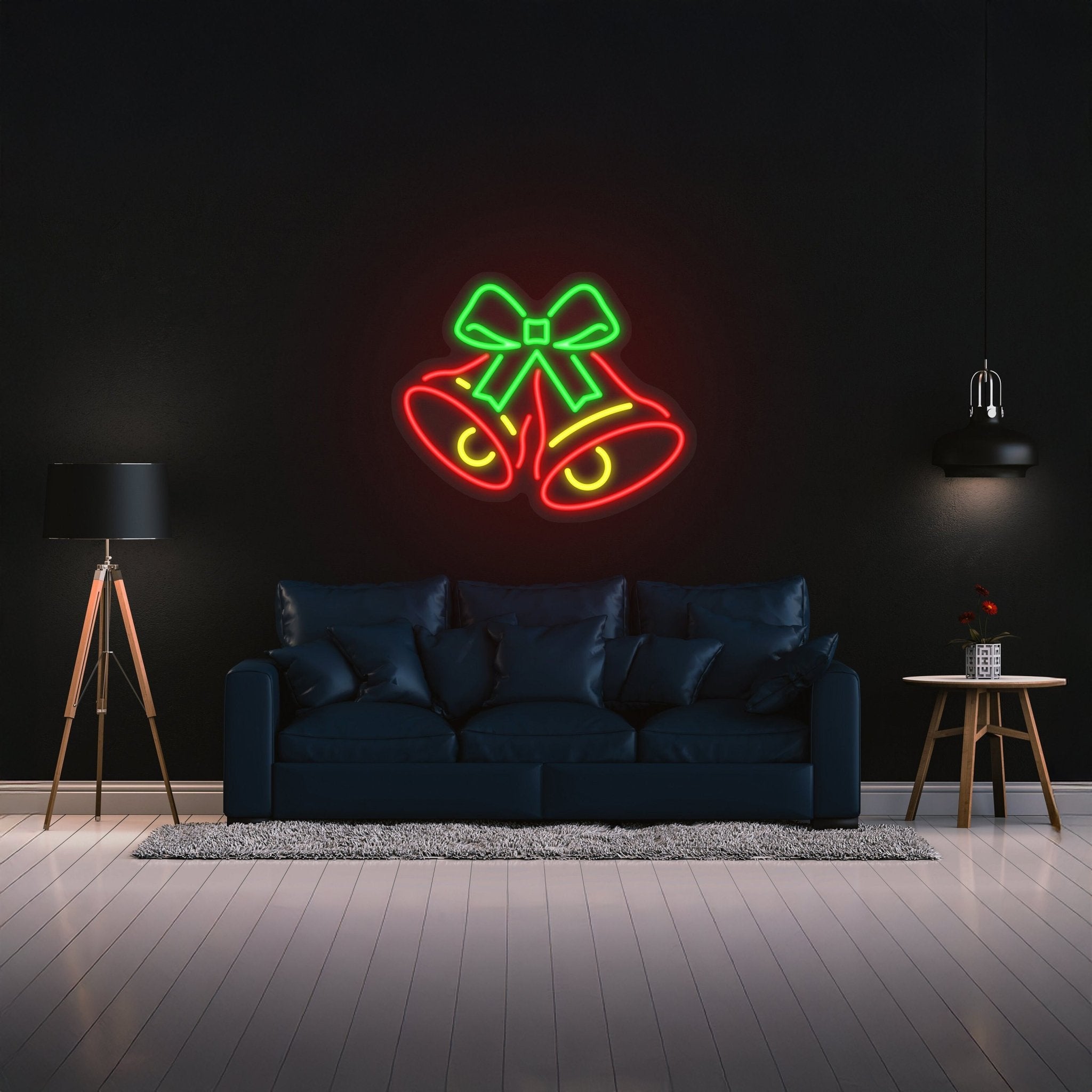Christmas Bell Neon Sign Led Sign Wall Decor - Shineneon