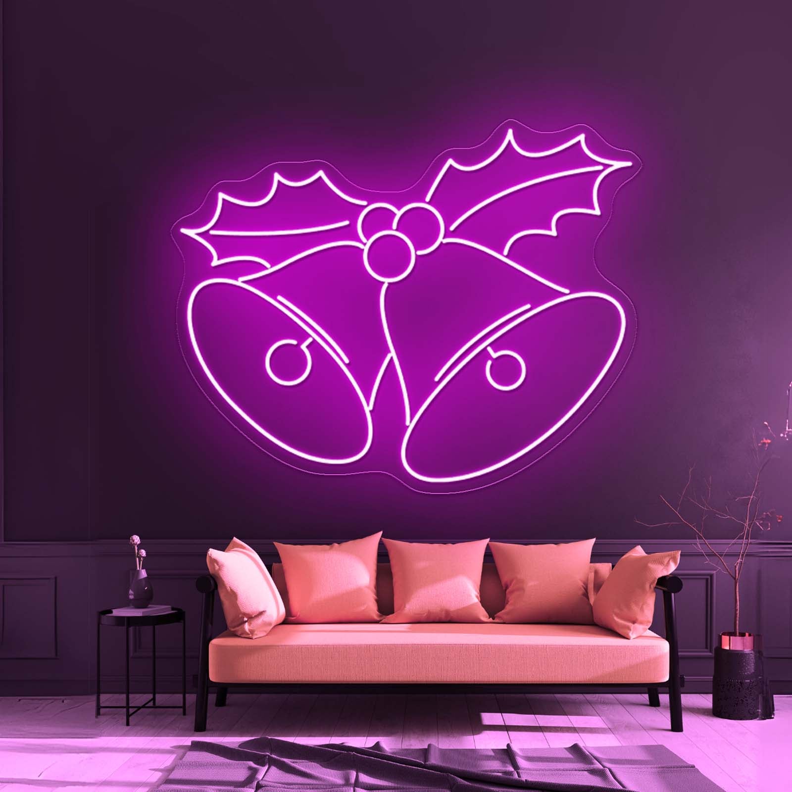 Christmas Bells Led Neon Sign