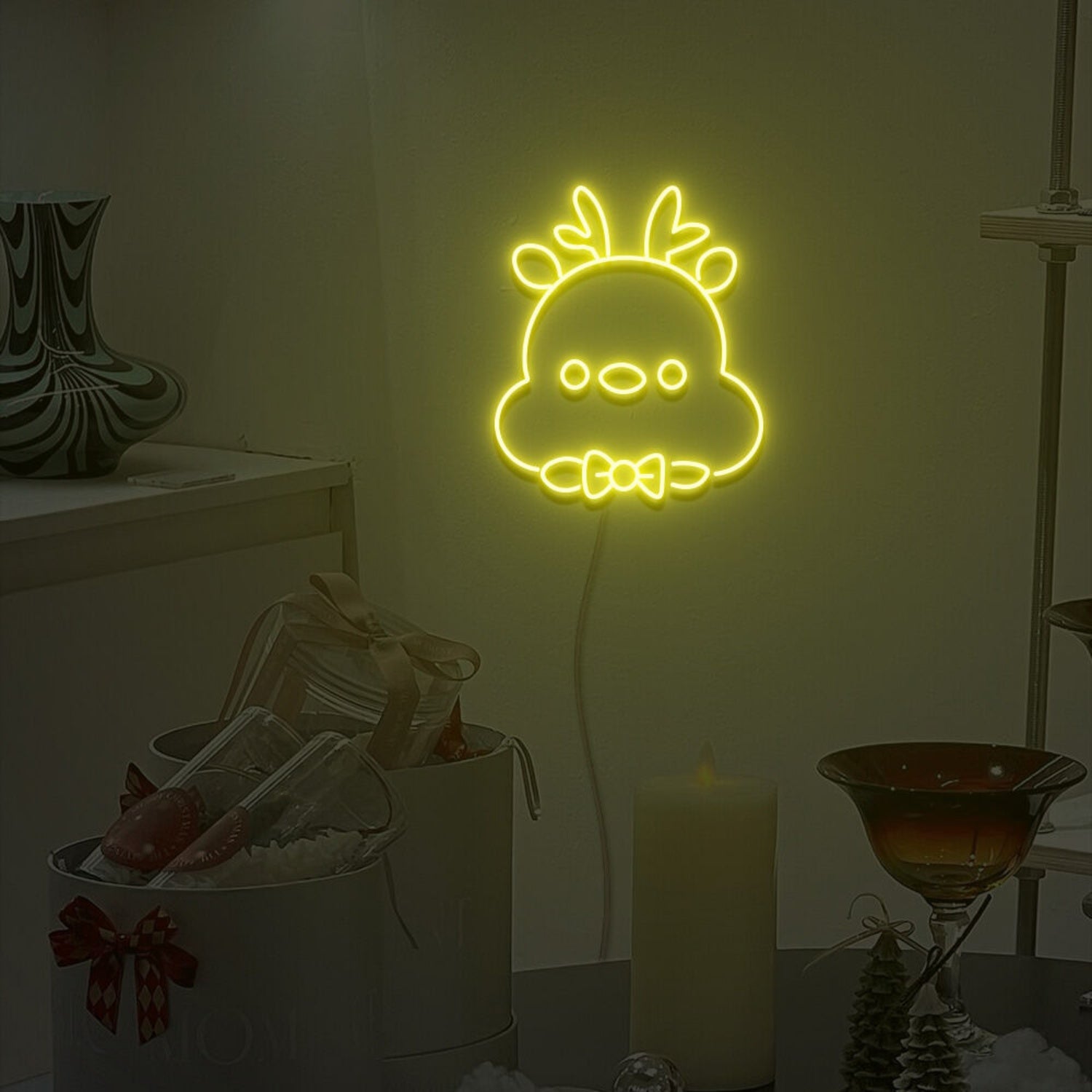 Christmas Deer Neon Sign For Home Party | Shineneon