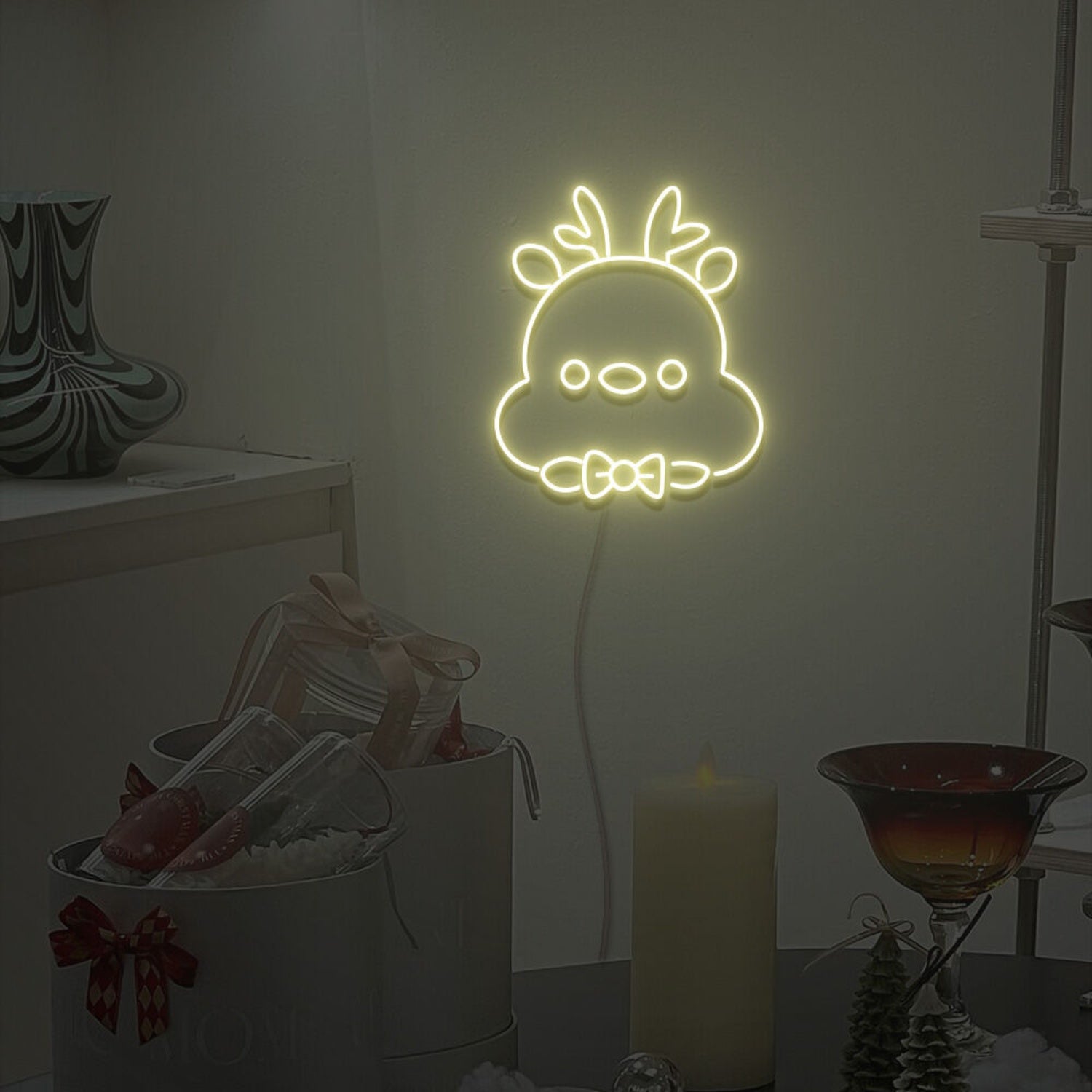 Christmas Deer Neon Sign For Home Party | Shineneon