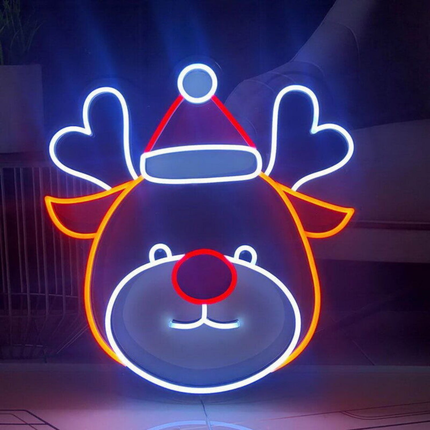 Christmas Elk Neon Sign For Festive Holiday Decor | Shineneon