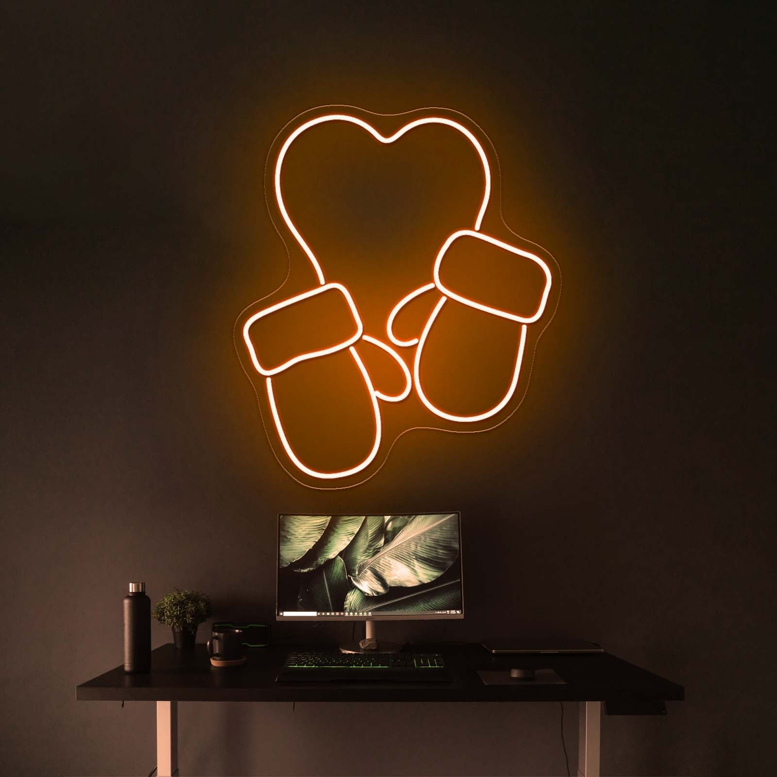 Christmas Gloves Led Purple Neon Sign - Shineneon