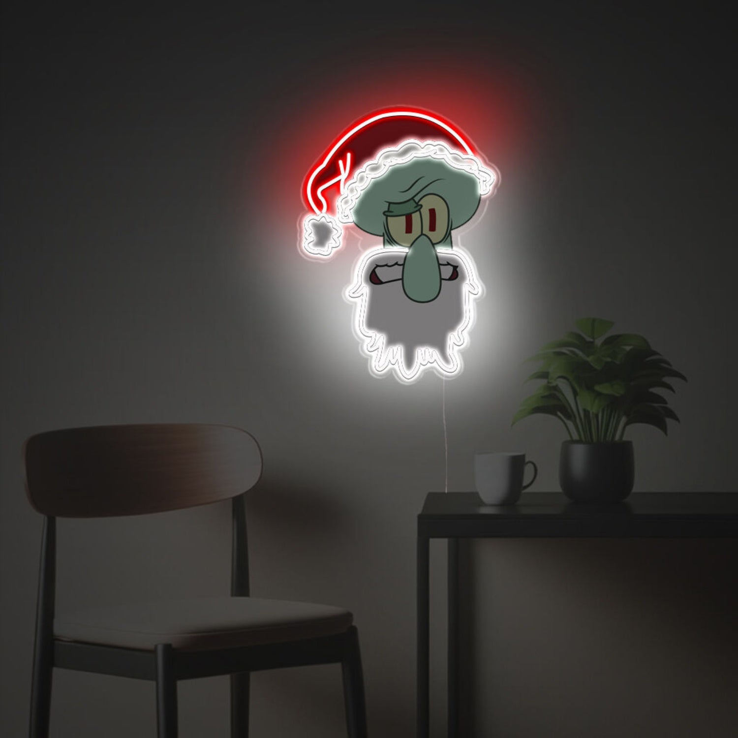 Christmas Hat Led Neon Acrylic Artwork For Home Office | Shineneon