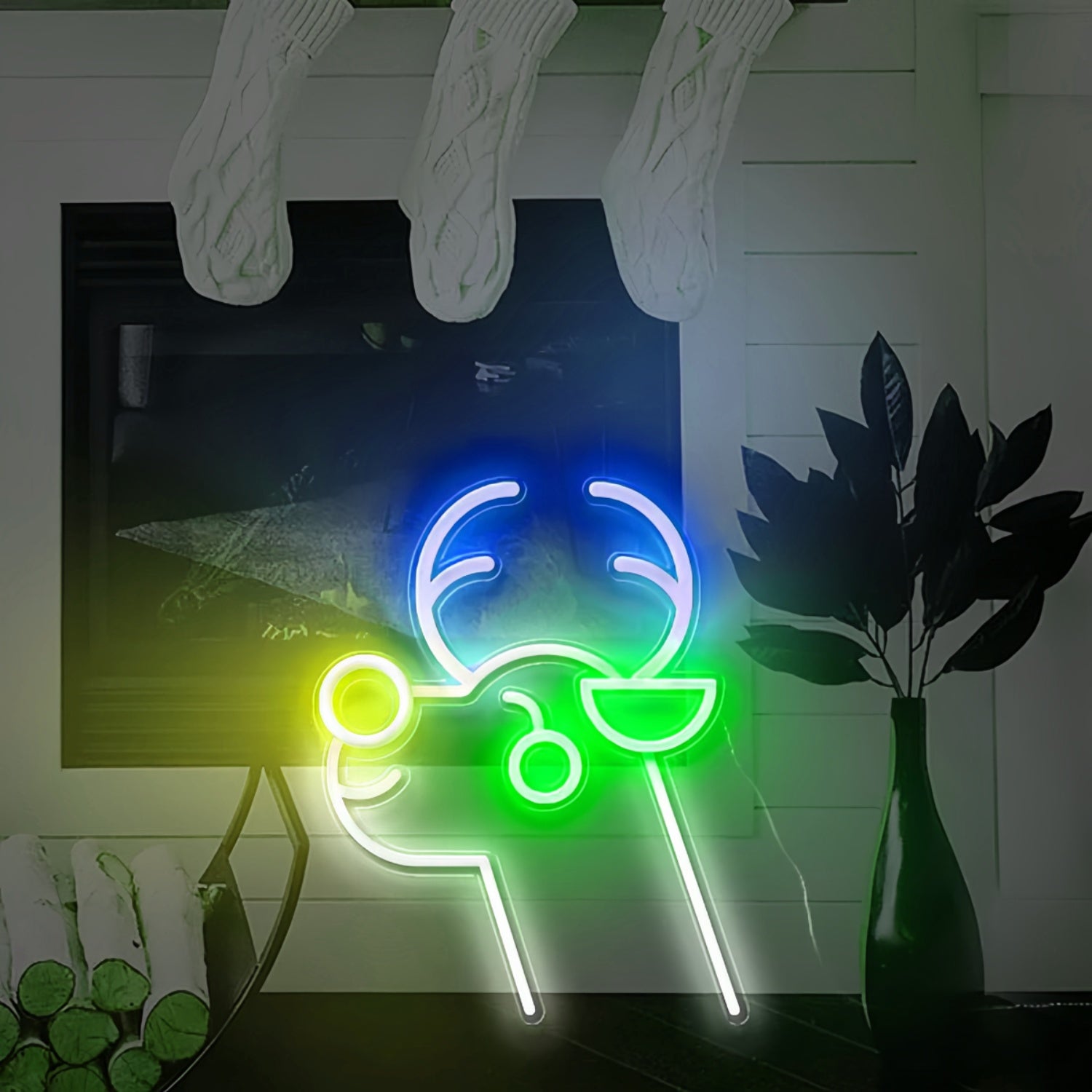 Christmas Moose Neon Sign | Shineneon
