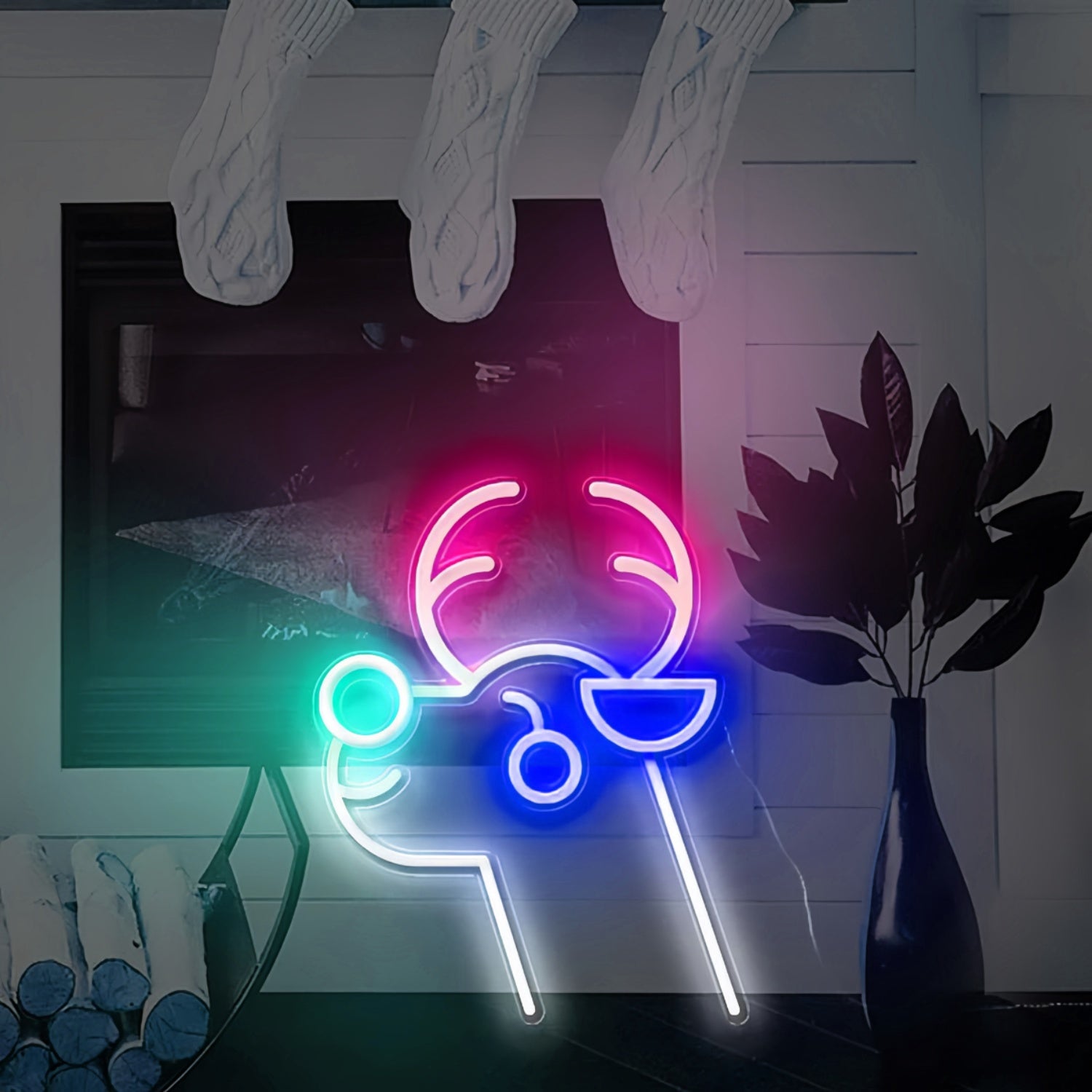Christmas Moose Neon Sign | Shineneon
