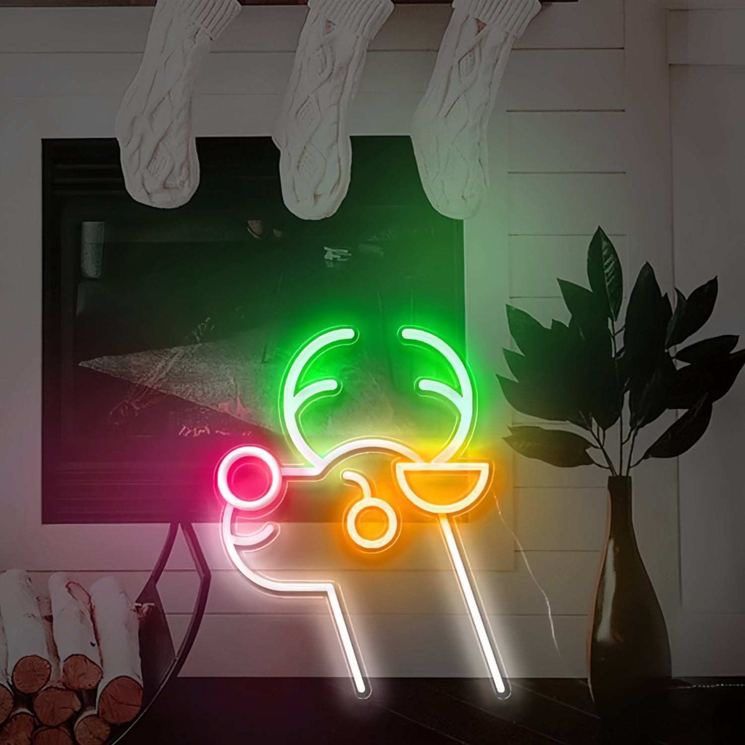 Christmas Moose Neon Sign | Shineneon