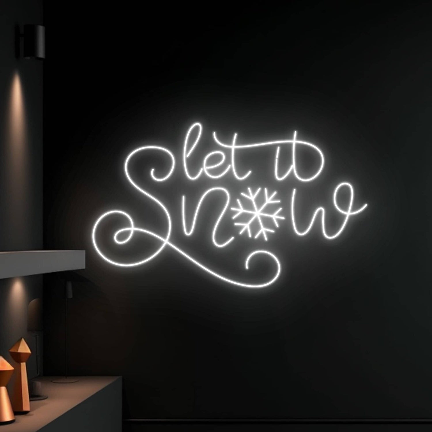 Christmas Season And Festivities Let It Snow Led Neon Sign | Shineneon