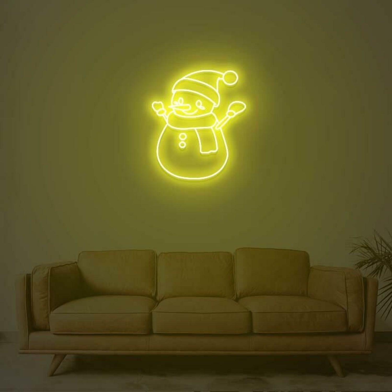 Christmas Snowman Neon Sign | Shineneon