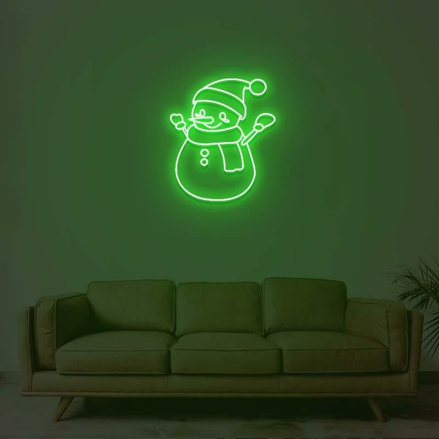 Christmas Snowman Neon Sign | Shineneon