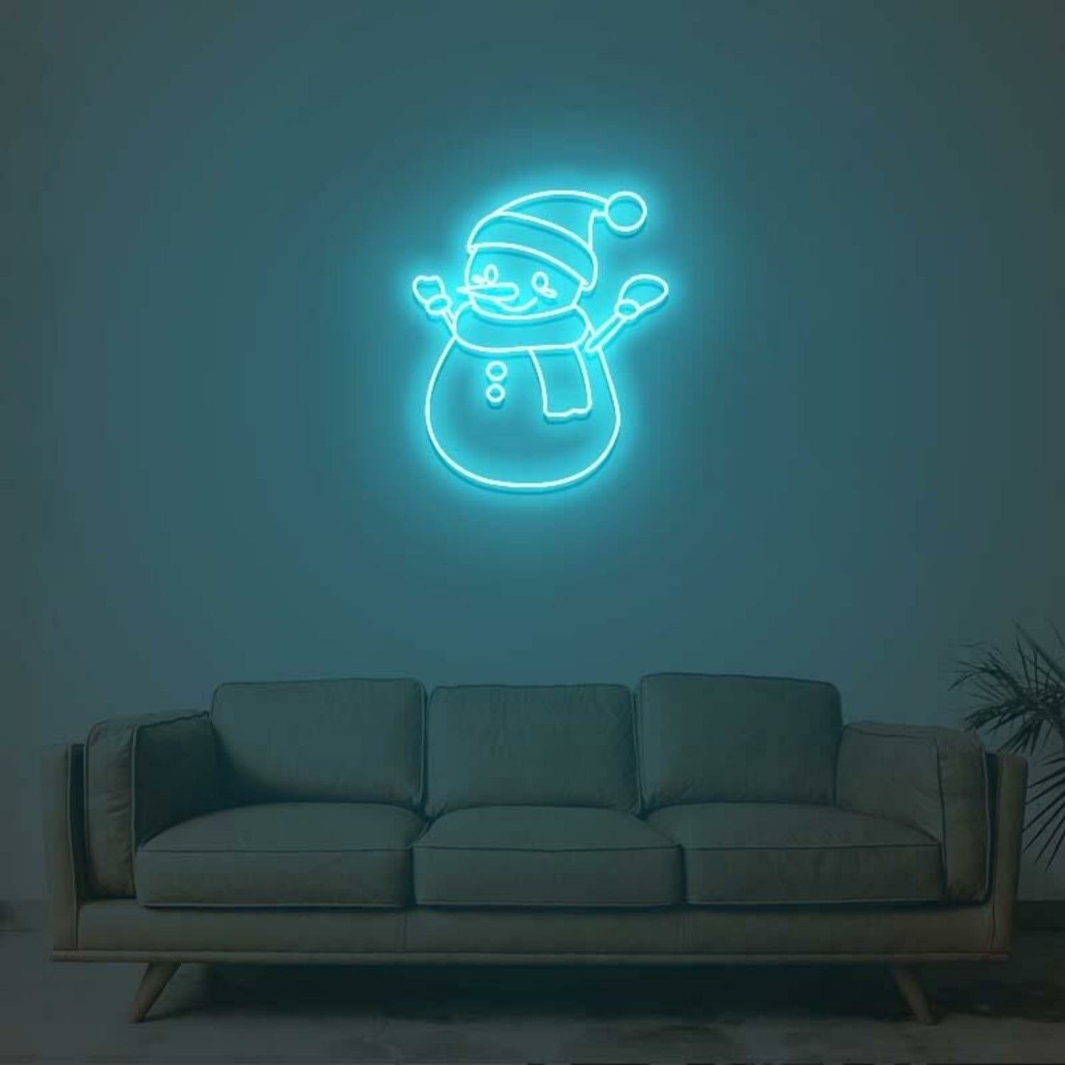 Christmas Snowman Neon Sign | Shineneon