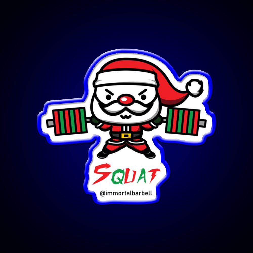 Christmas Squat Gym Fitness Led Neon Sign Rgb Color - LED neon sign view 5