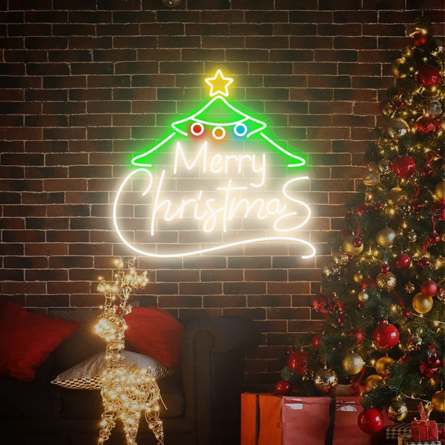 Christmas Tree Led Neon Sign For Event Decorations | Shineneon