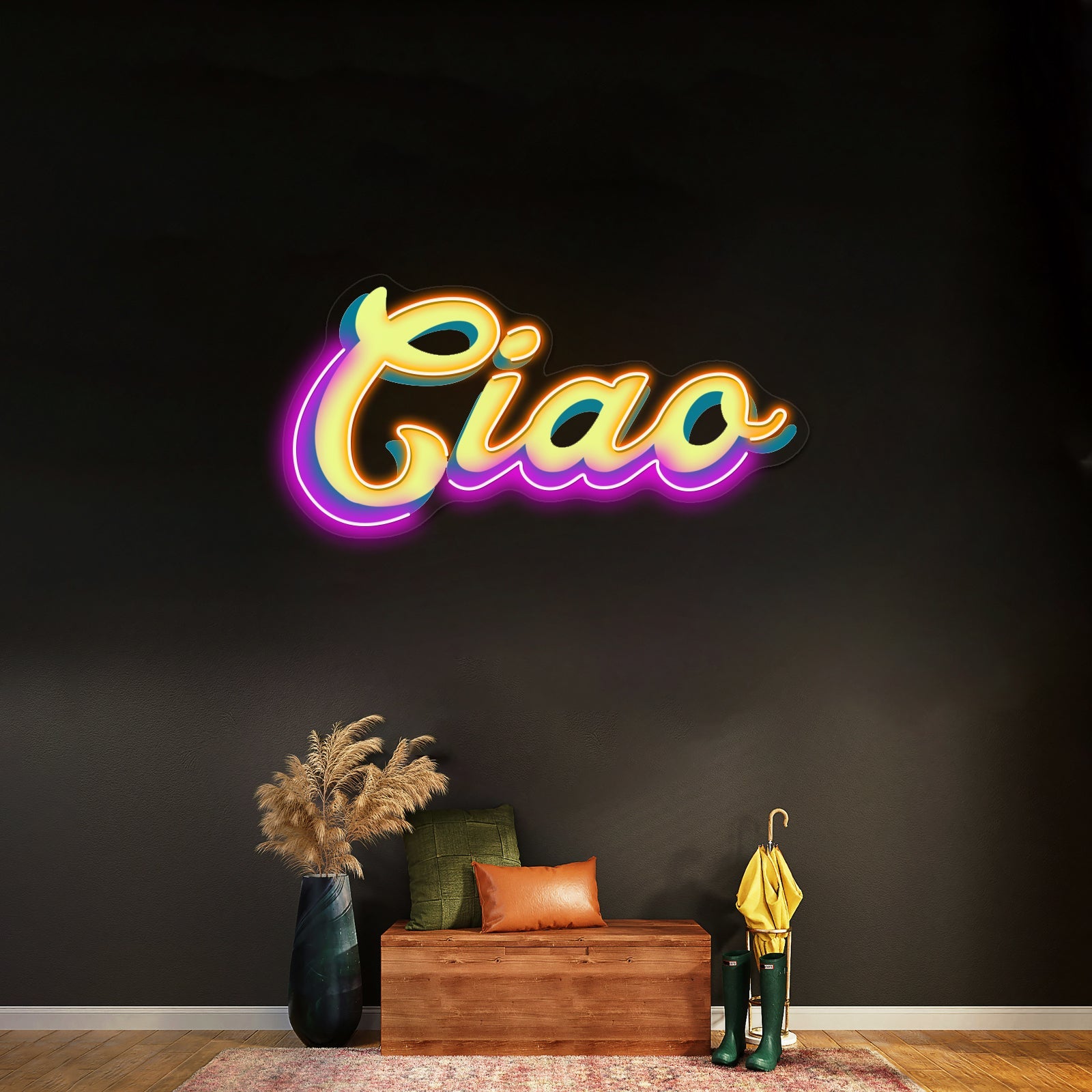 Ciao Artwork Business Led Sign - Shineneon