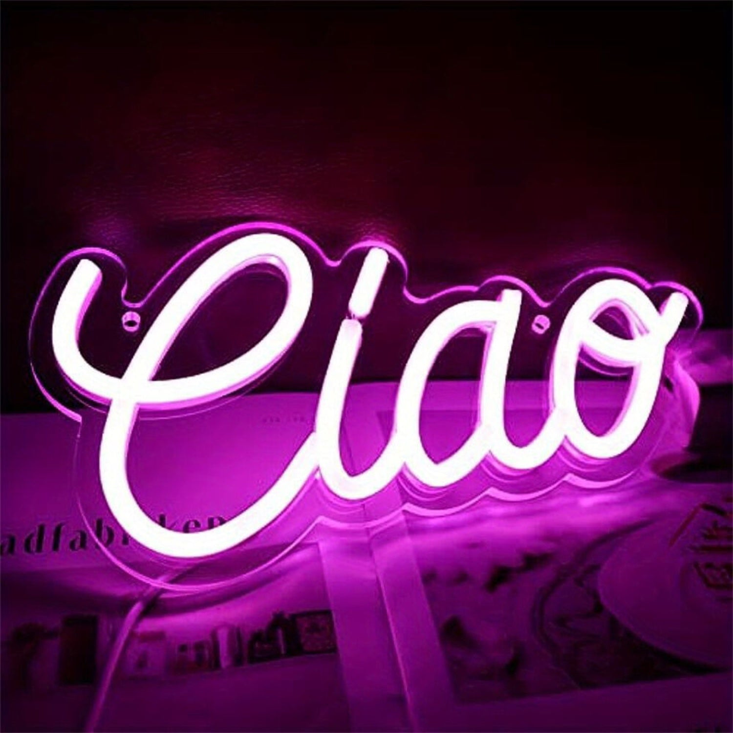 Ciao Led Neon Sign Italian Hello Sign - Shineneon