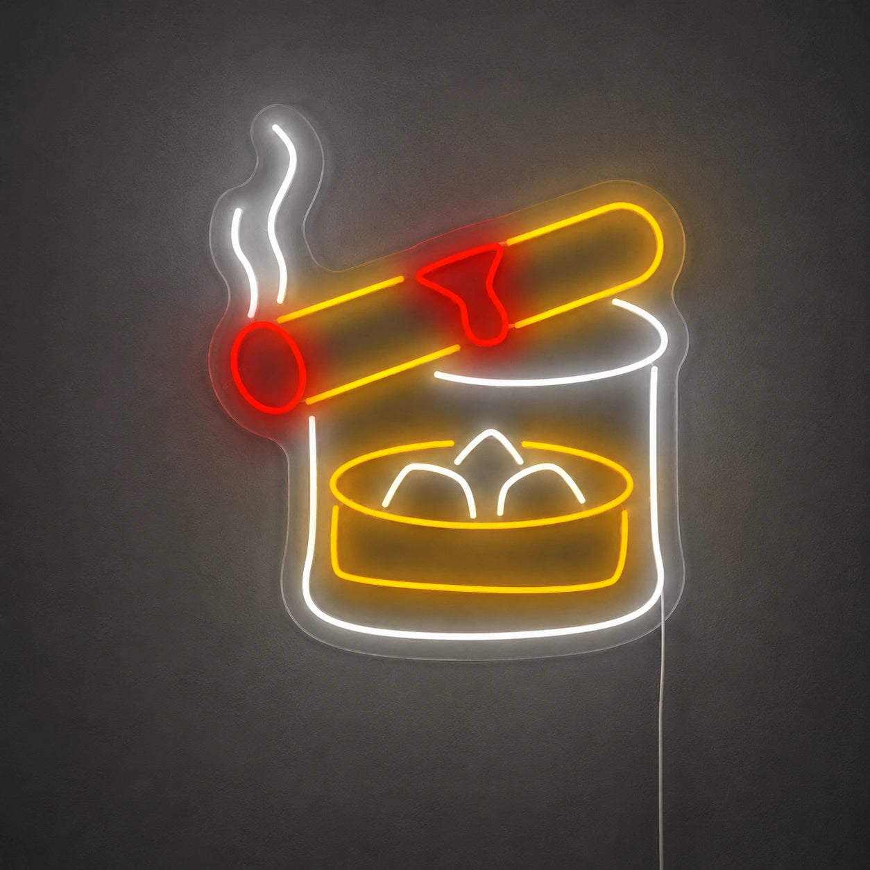Cigar Glass Neon Sign LED Neon Sign main product image