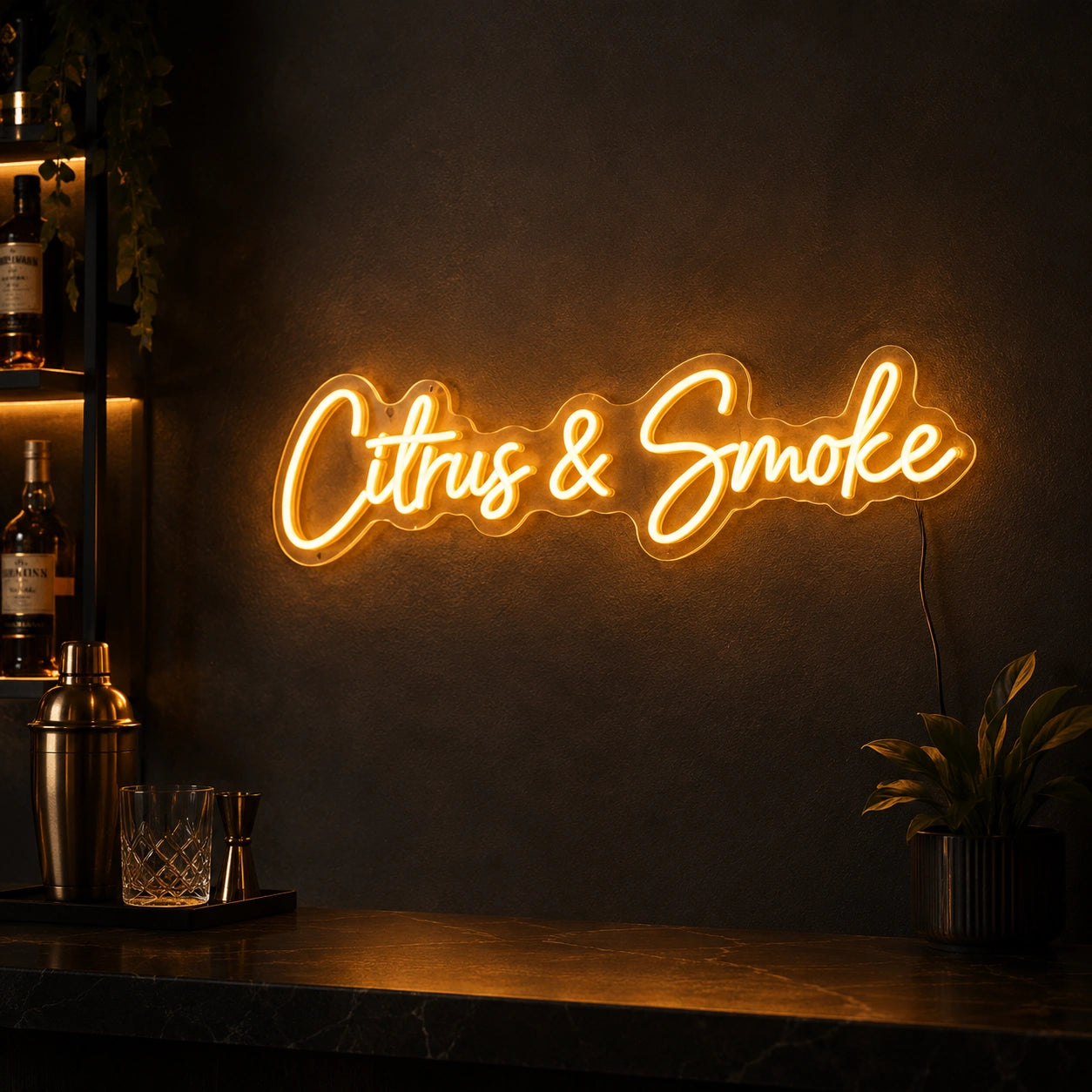 Cigars And Smoke Neon Sign LED Neon Sign high-converting product image