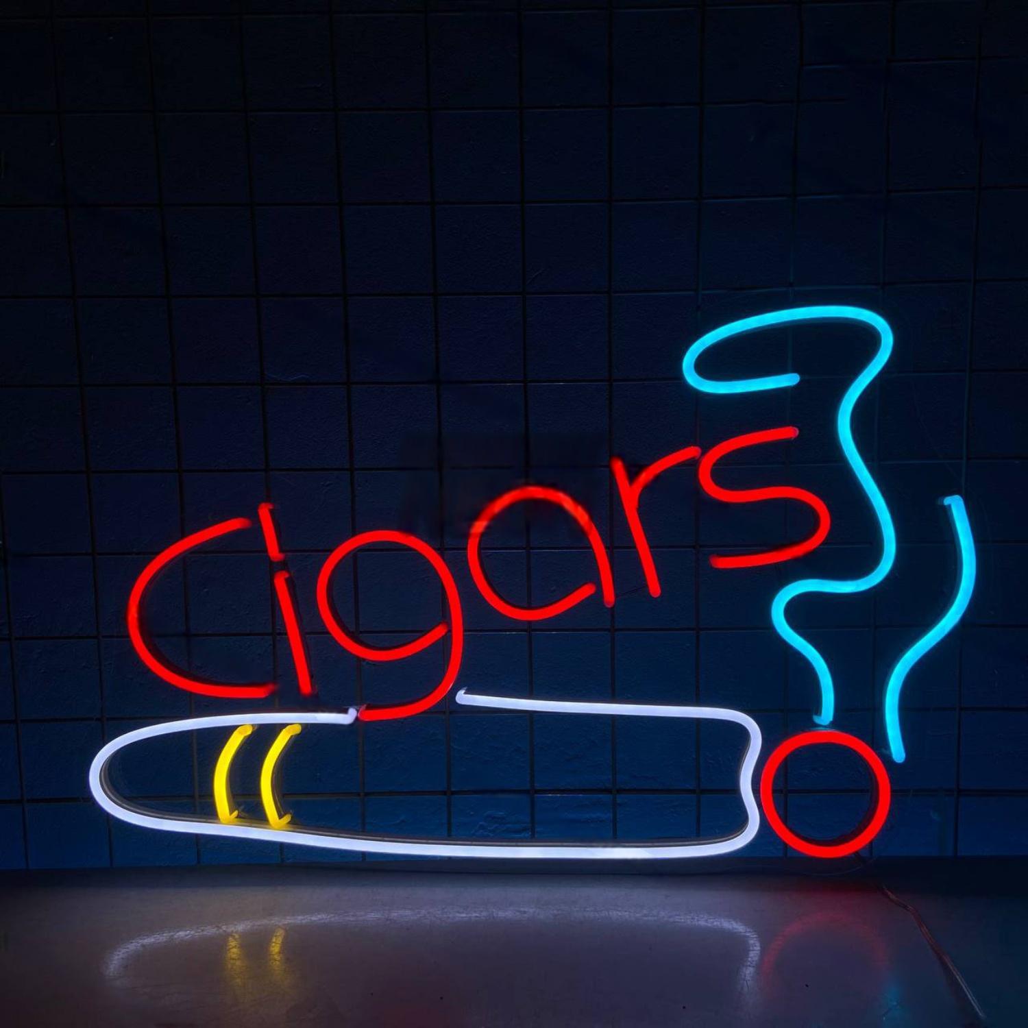 Cigars Led Neon Sign For Room Decor Led Decor | Shineneon