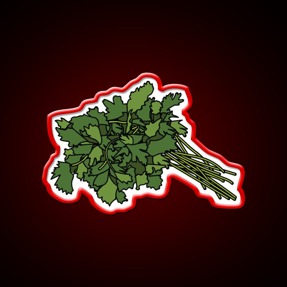 Cilantro Led Neon Sign Chinese Food Rgb Color