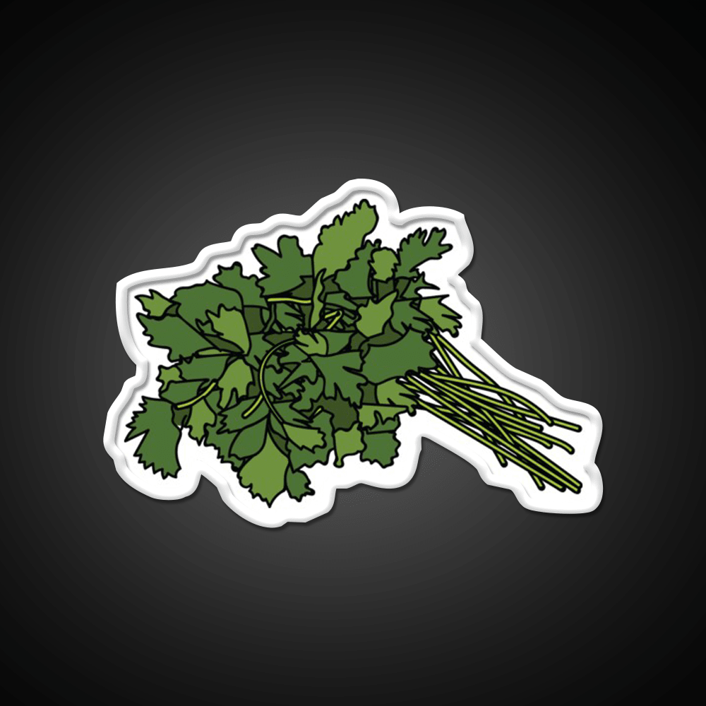 Cilantro Led Neon Sign Chinese Food Rgb Color - Shineneon