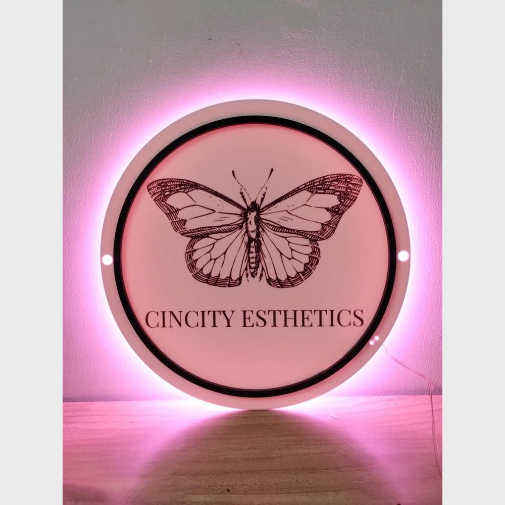Cincity Esthetics Acrylic Business Logo Sign - Shineneon
