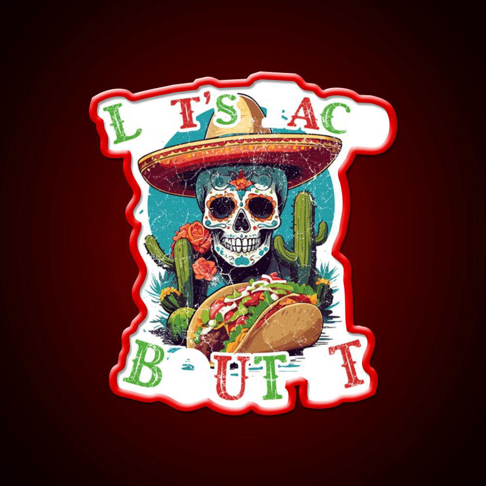 Cinco De Mayo Funny Taco Led Neon Sign Mexican Food Sign Rgb Color - Shineneon