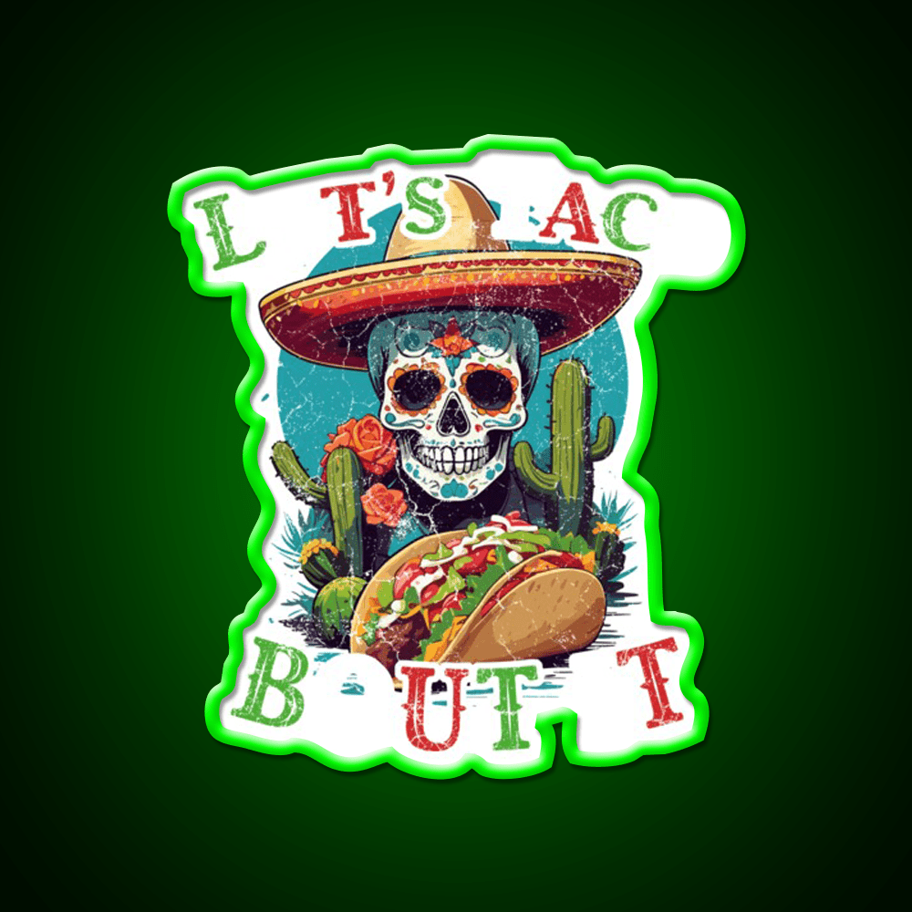 Cinco De Mayo Funny Taco Led Neon Sign Mexican Food Sign Rgb Color - Shineneon
