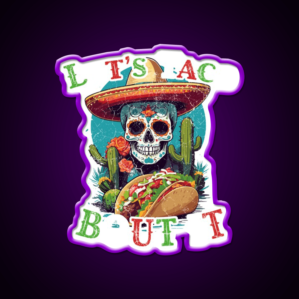 Cinco De Mayo Funny Taco Led Neon Sign Mexican Food Sign Rgb Color - Shineneon
