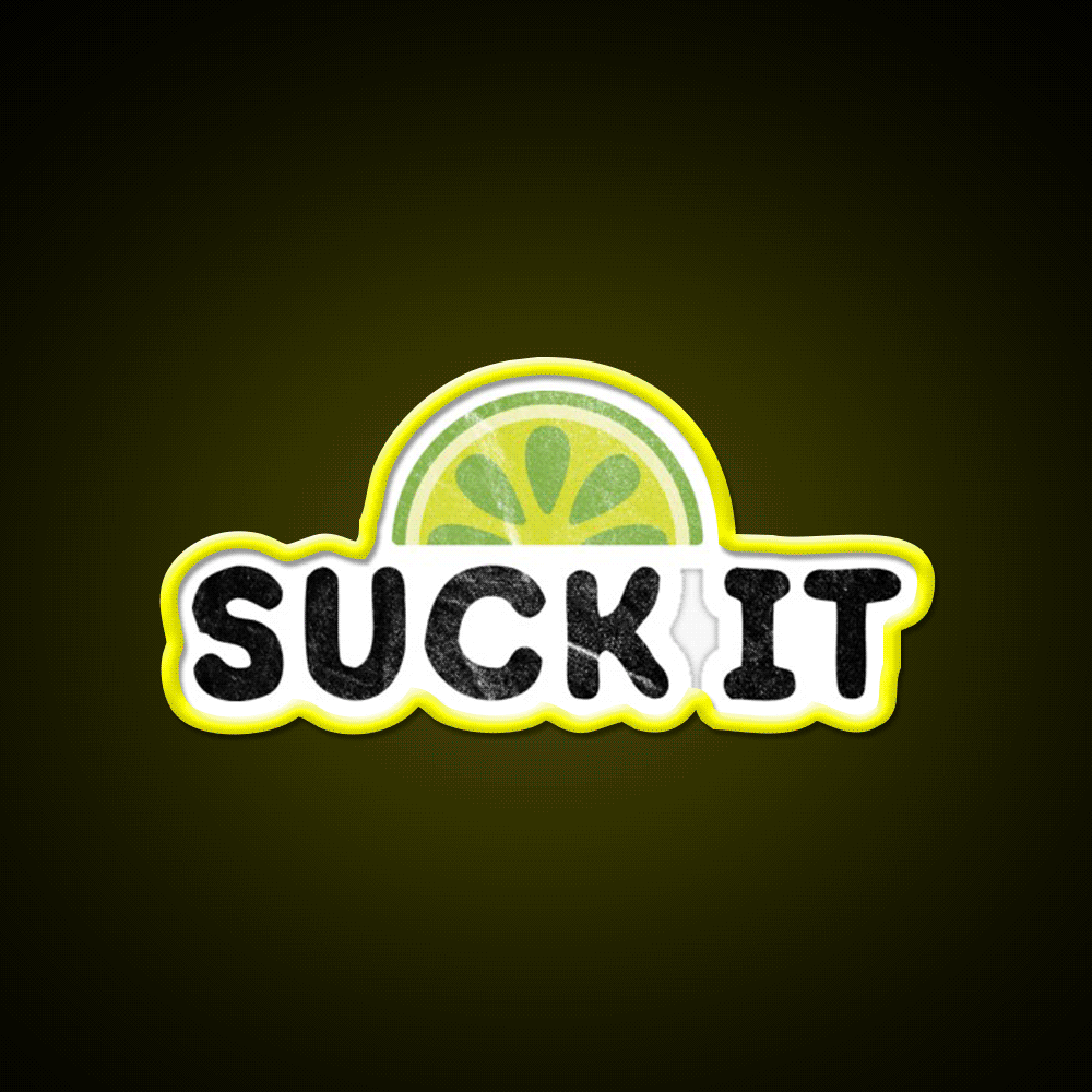 Cinco De Mayo Suck It Cool Party Party Drink Tequila Led Neon Sign Rgb Color - Custom LED neon sign front view