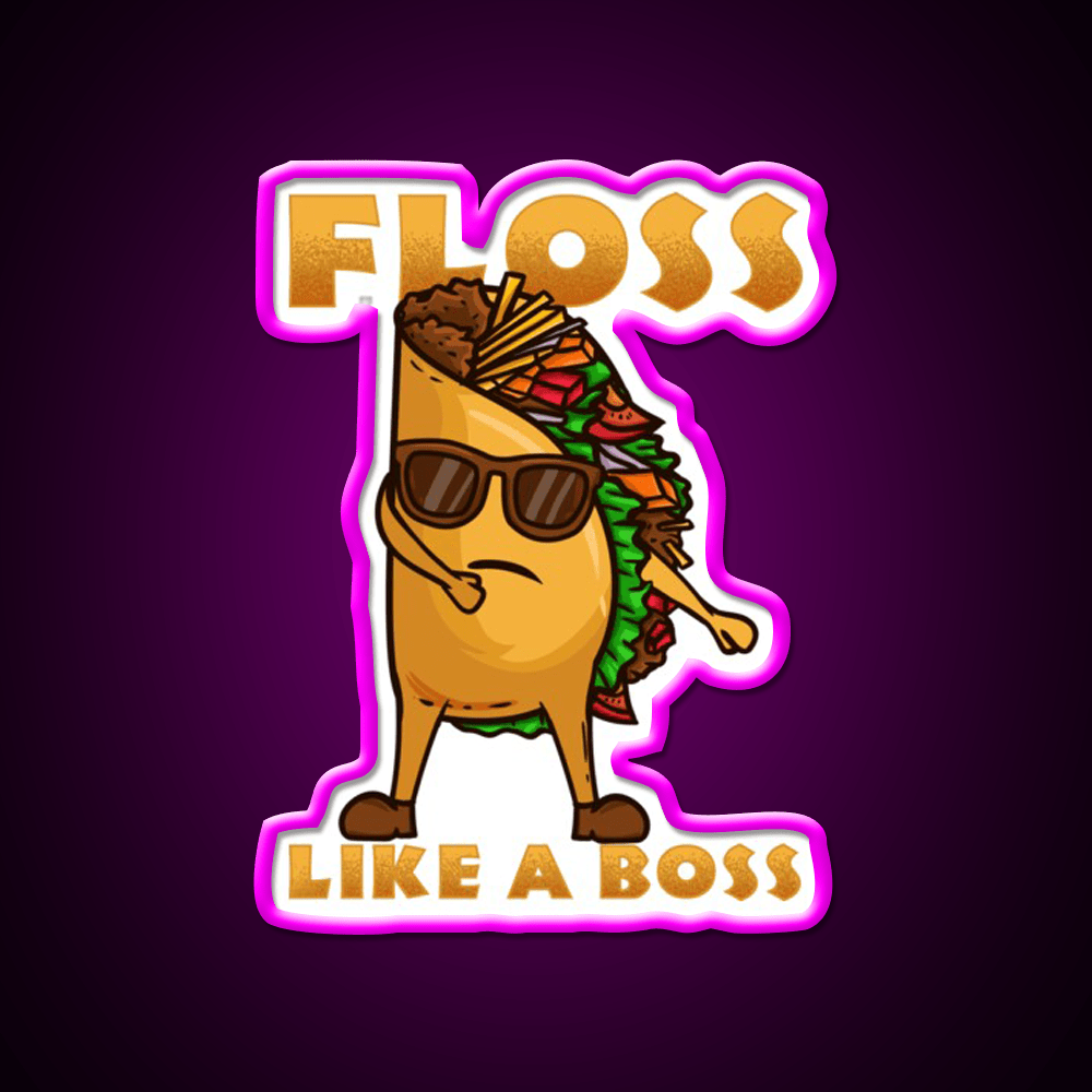 Cinco De Mayo Taco Led Neon Sign Mexican Food Sign Rgb Color - Shineneon