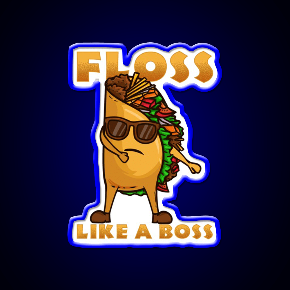 Cinco De Mayo Taco Led Neon Sign Mexican Food Sign Rgb Color - Shineneon
