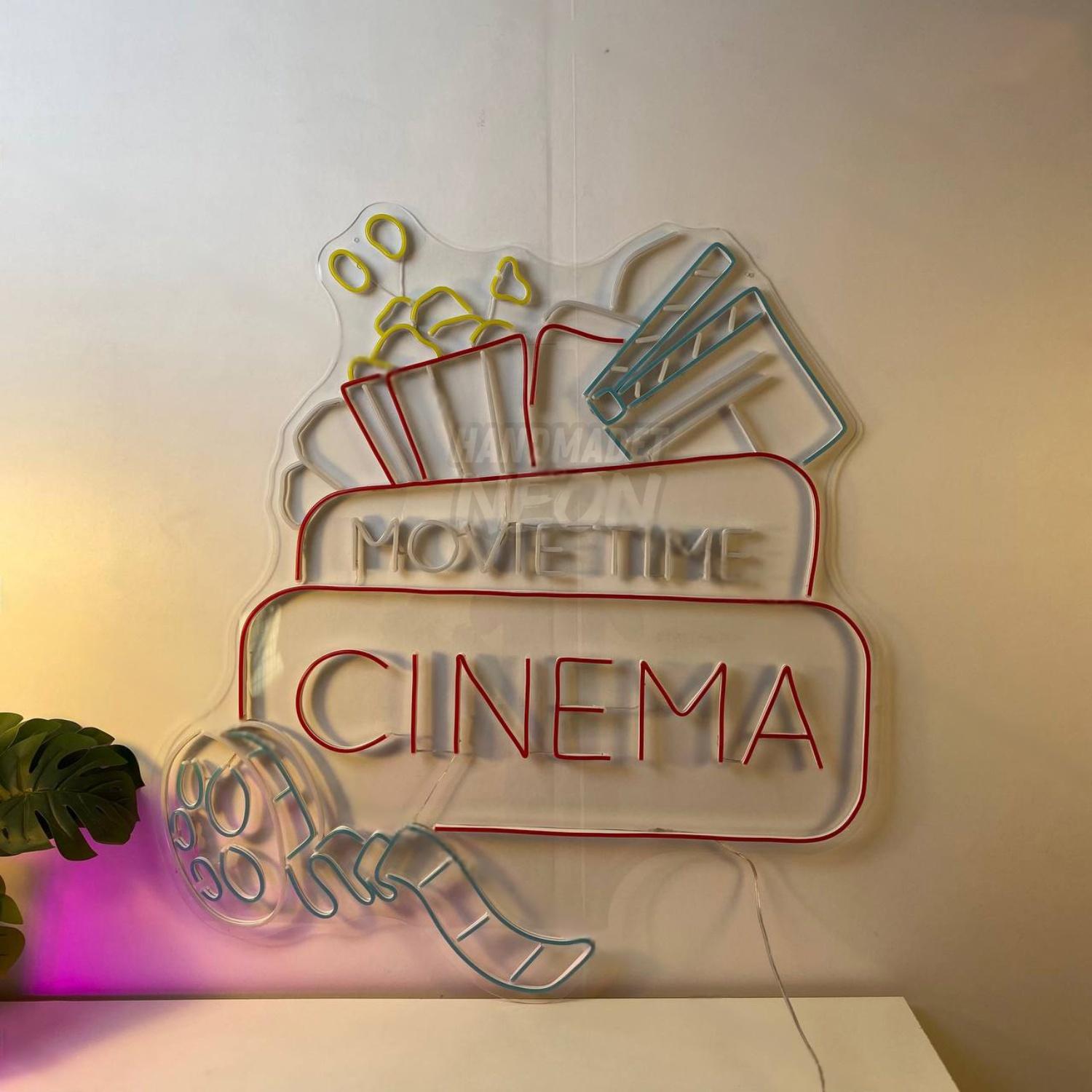 Cinema Movie Time Led Neon Sign Name Led Neon Sign | Shineneon