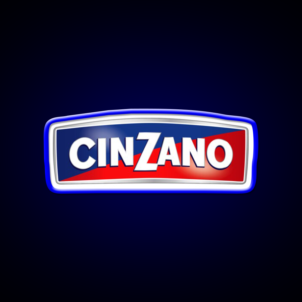 Cinzano Logo Monogram Cocktail Bar Decor Led Neon Sign Rgb Color - LED neon sign view 5