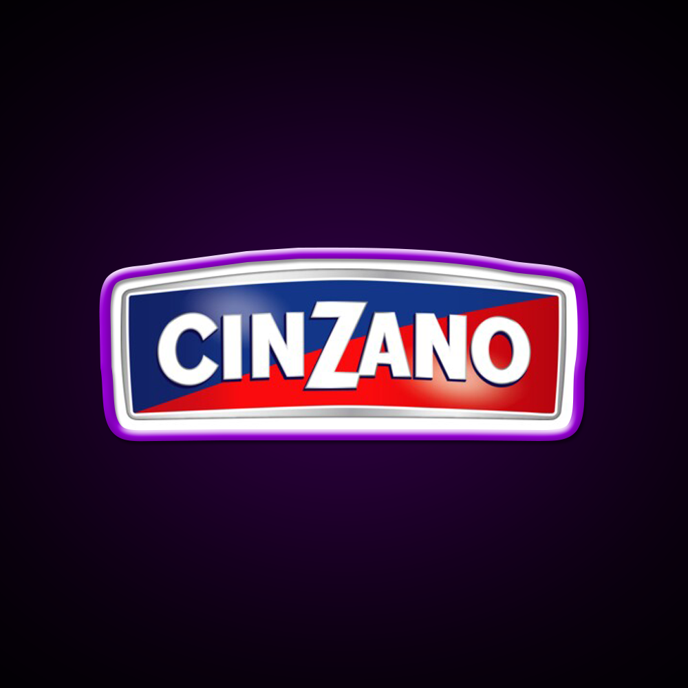 Cinzano Logo Monogram Cocktail Bar Decor Led Neon Sign Rgb Color - LED neon sign view 9