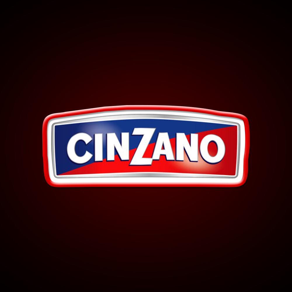 Cinzano Logo Monogram Cocktail Bar Decor Led Neon Sign Rgb Color - LED neon sign view 10
