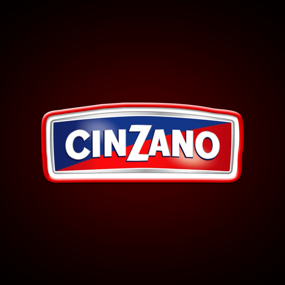 Cinzano Logo Monogram Cocktail Bar Decor Led Neon Sign Rgb Color - Shineneon