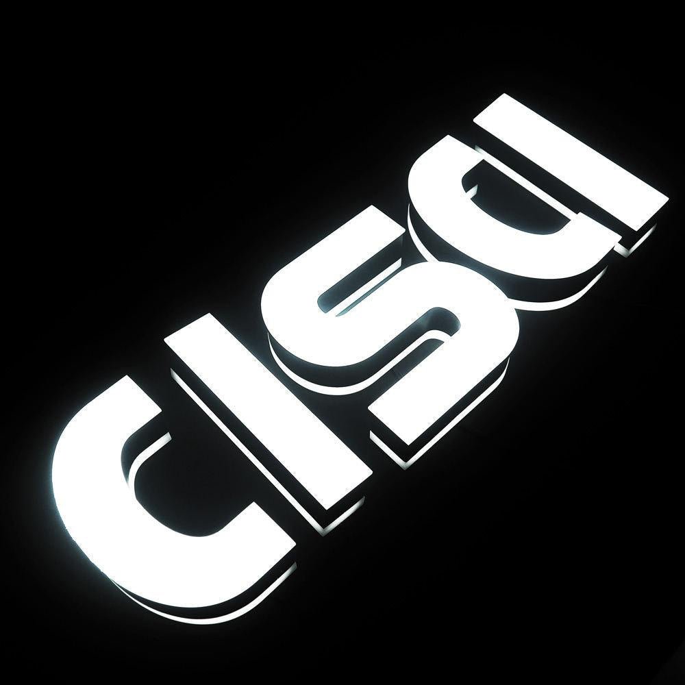 Cisa 3D Frontlit Letters Metal Led Sign - Shineneon