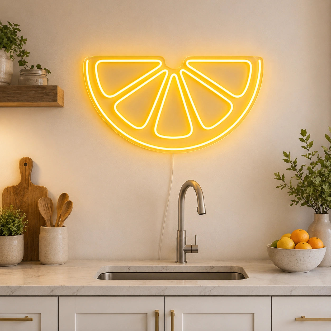 Citrus Slice Neon Sign LED Neon Sign high-converting product image