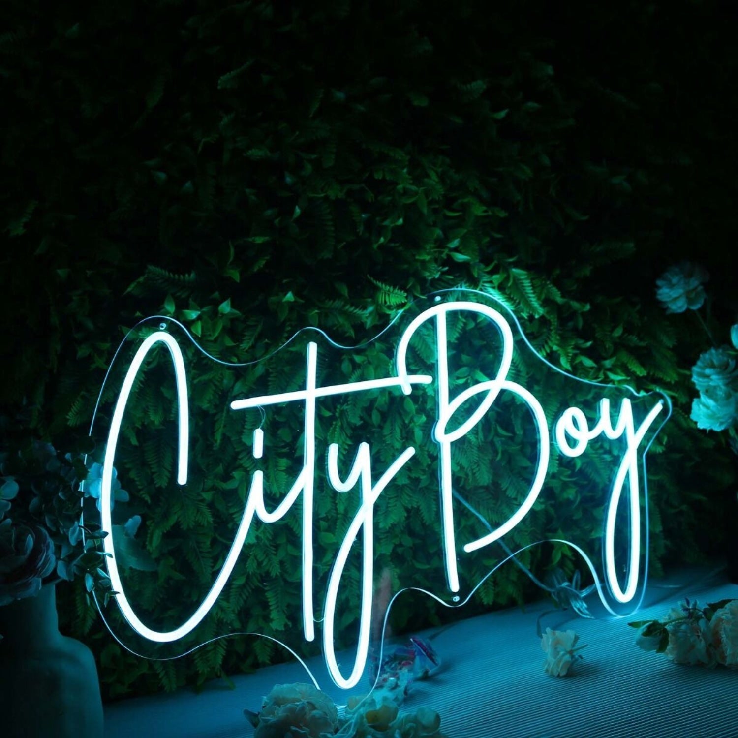 City Boy Blue Led Neon Sign - Shineneon