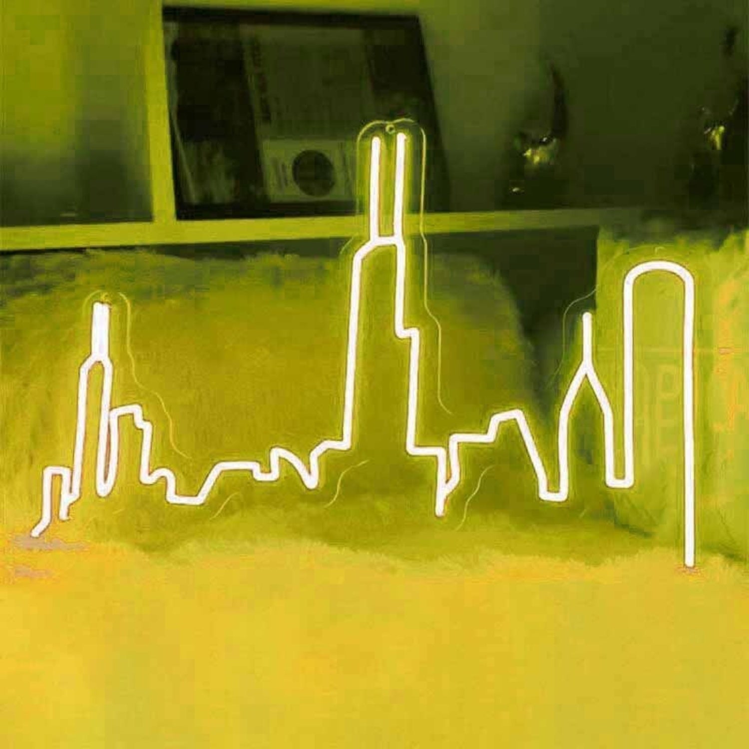 City Skyline Abstract Lines Artistic Led Neon Sign - Shineneon