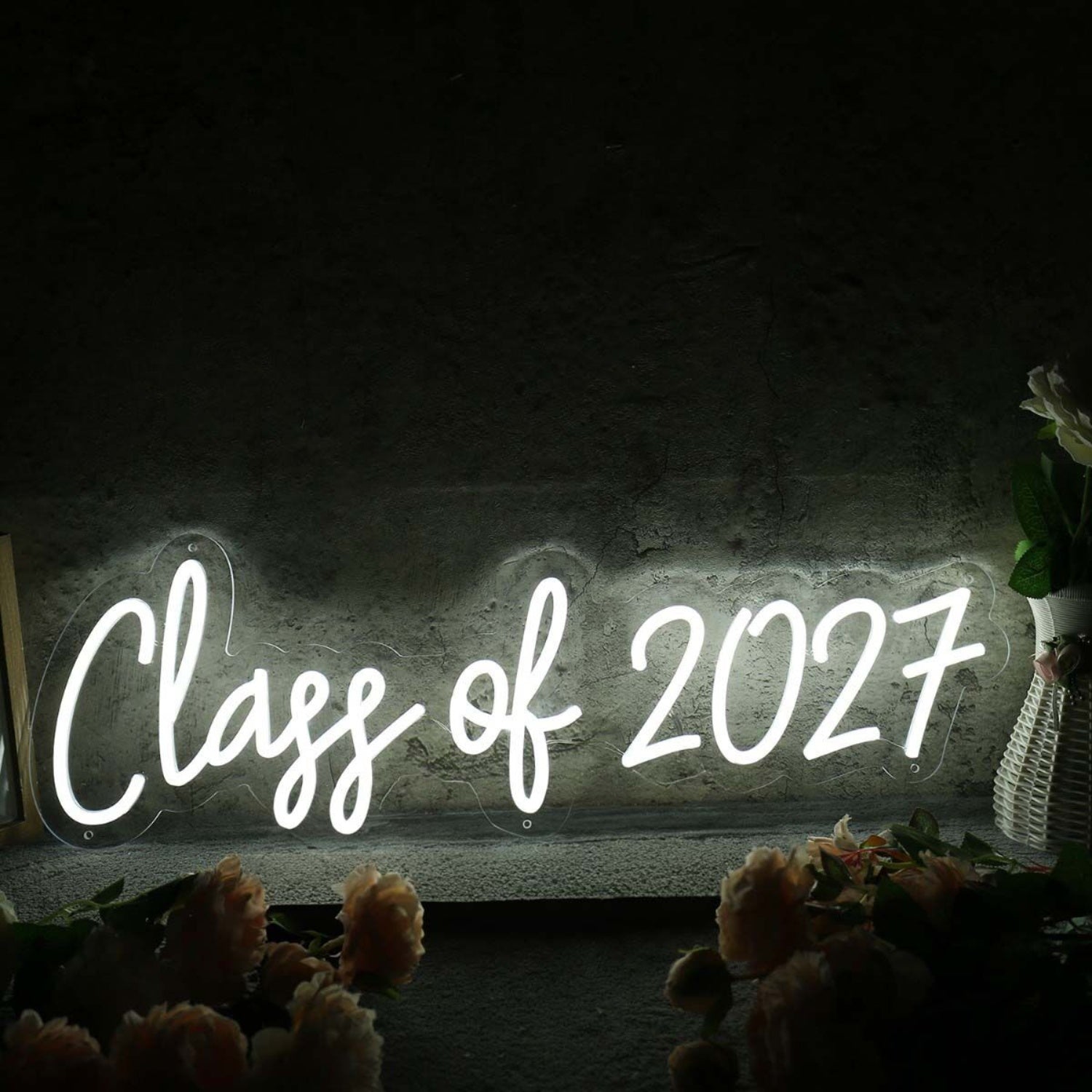 Class Of 2027 White Led Neon Sign - Shineneon