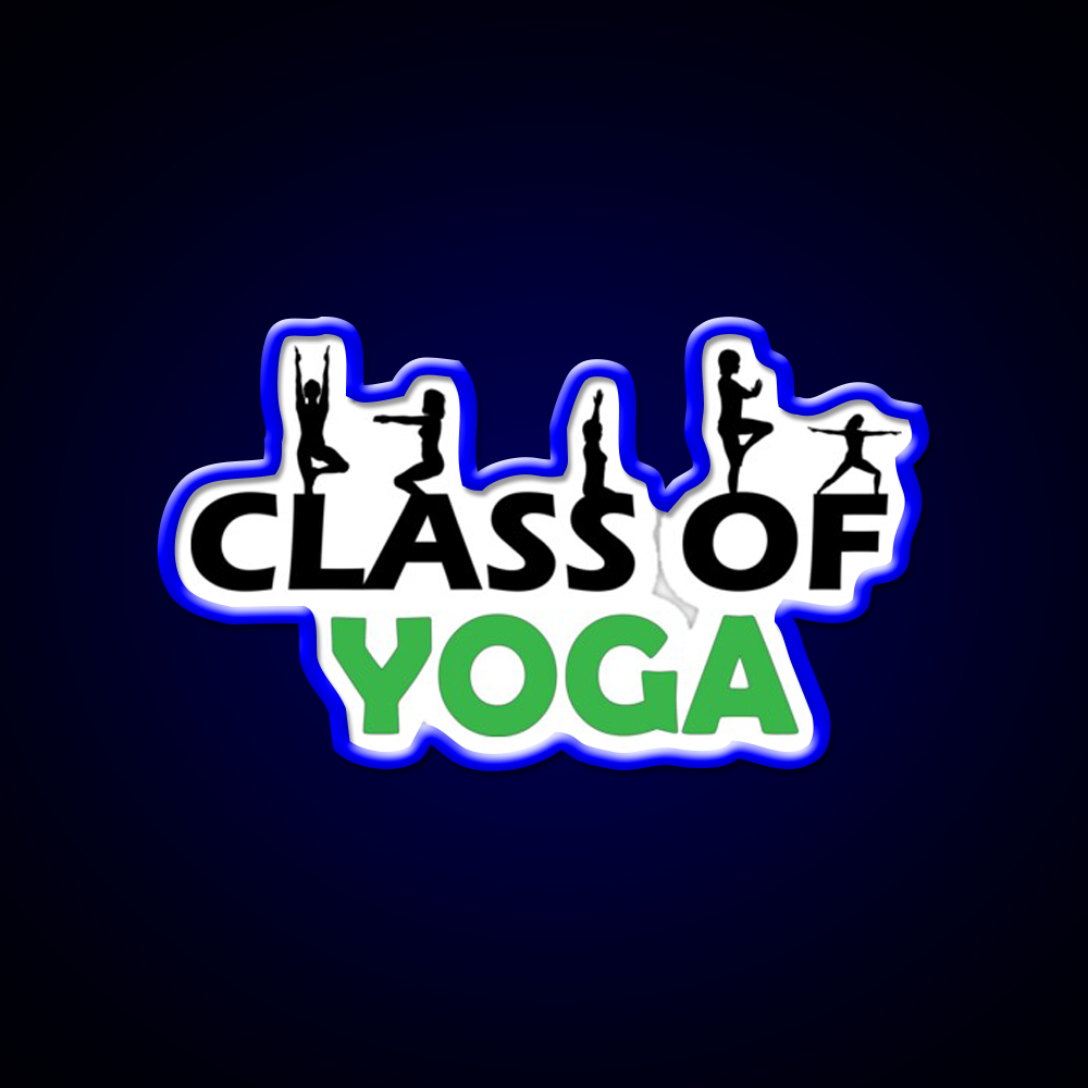Class Of Yoga Lover Yoga Led Neon Sign For Wellness Space Rgb Color