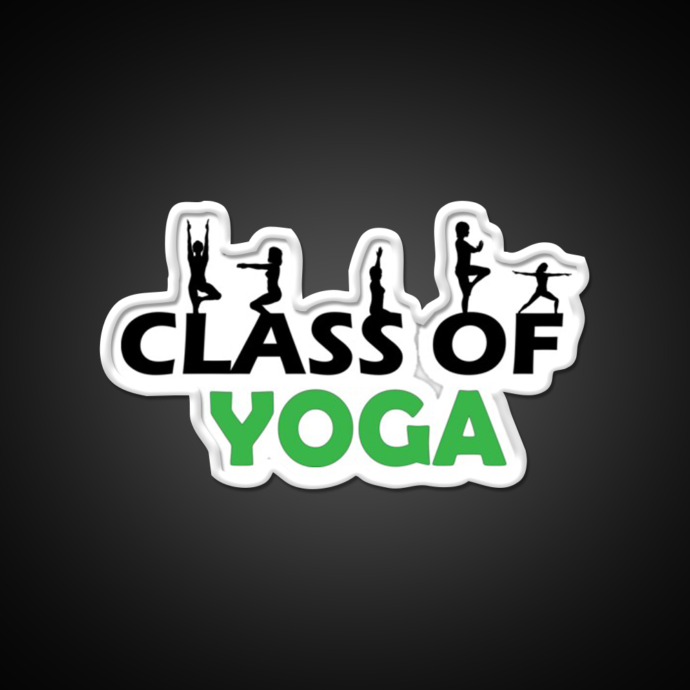 Class Of Yoga Lover Yoga Led Neon Sign For Wellness Space Rgb Color
