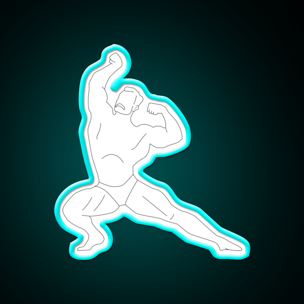 Classic Bodybuilding Chris Bumstead Gym Fitness Led Neon Sign Rgb Color