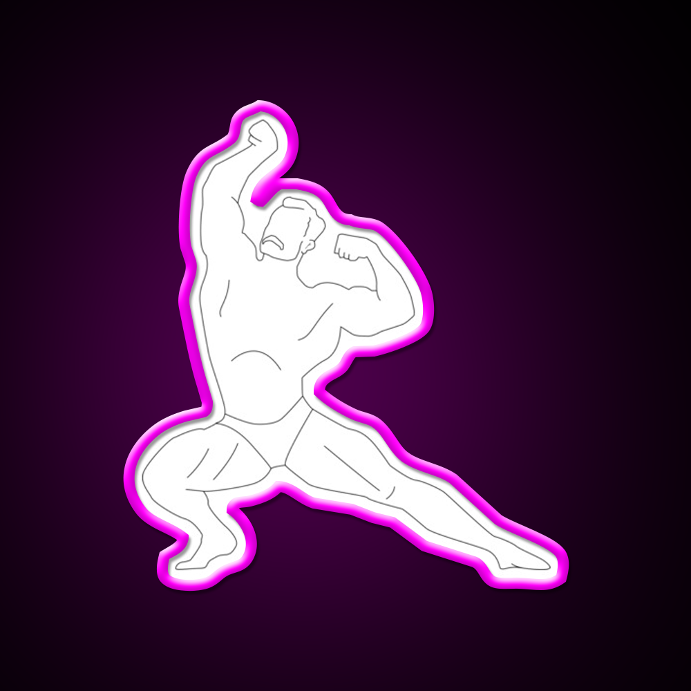 Classic Bodybuilding Chris Bumstead Gym Fitness Led Neon Sign Rgb Color