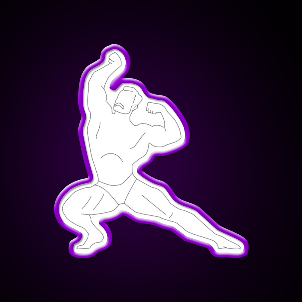 Classic Bodybuilding Chris Bumstead Gym Fitness Led Neon Sign Rgb Color