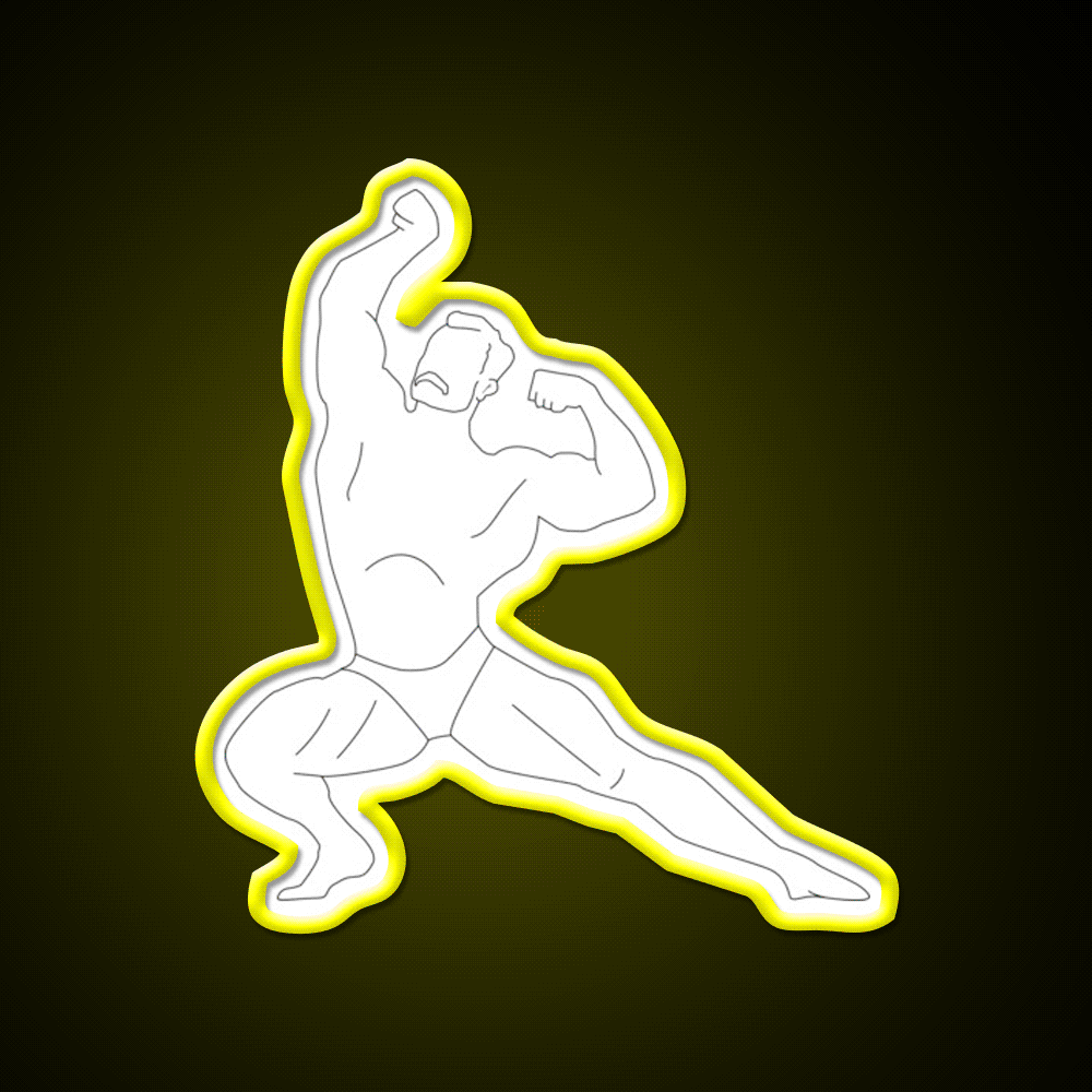 Classic Bodybuilding Chris Bumstead Gym Fitness Led Neon Sign Rgb Color