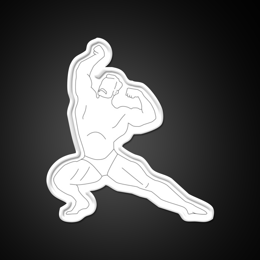 Classic Bodybuilding Chris Bumstead Gym Fitness Led Neon Sign Rgb Color